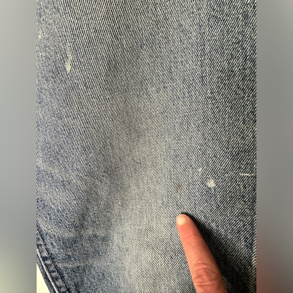 VINTAGE Lee Jeans Size 15 USA MADE Mom High Rise Faded Broken In Patina - Picture 6 of 16